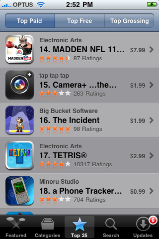 #16 in the US App Store